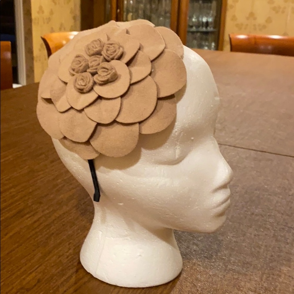 Headband with felt embellishment